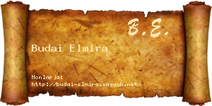 Budai Elmira névjegykártya